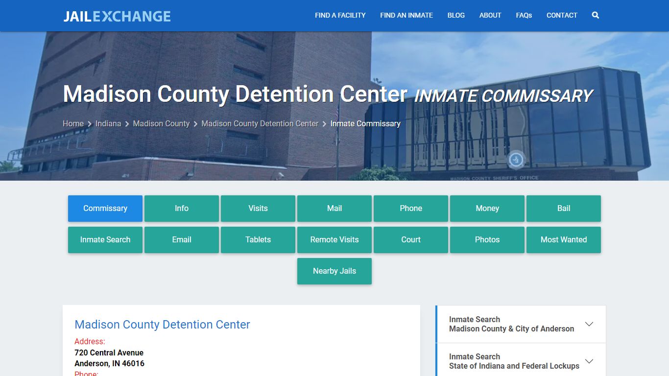 Madison County Detention Center Inmate Commissary - Jail Exchange